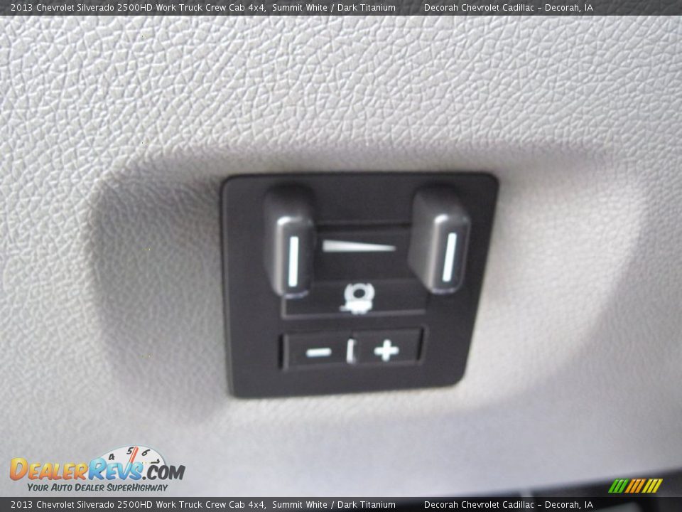 2013 Chevrolet Silverado 2500HD Work Truck Crew Cab 4x4 Summit White / Dark Titanium Photo #18