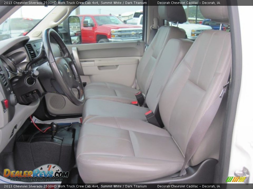 2013 Chevrolet Silverado 2500HD Work Truck Crew Cab 4x4 Summit White / Dark Titanium Photo #20