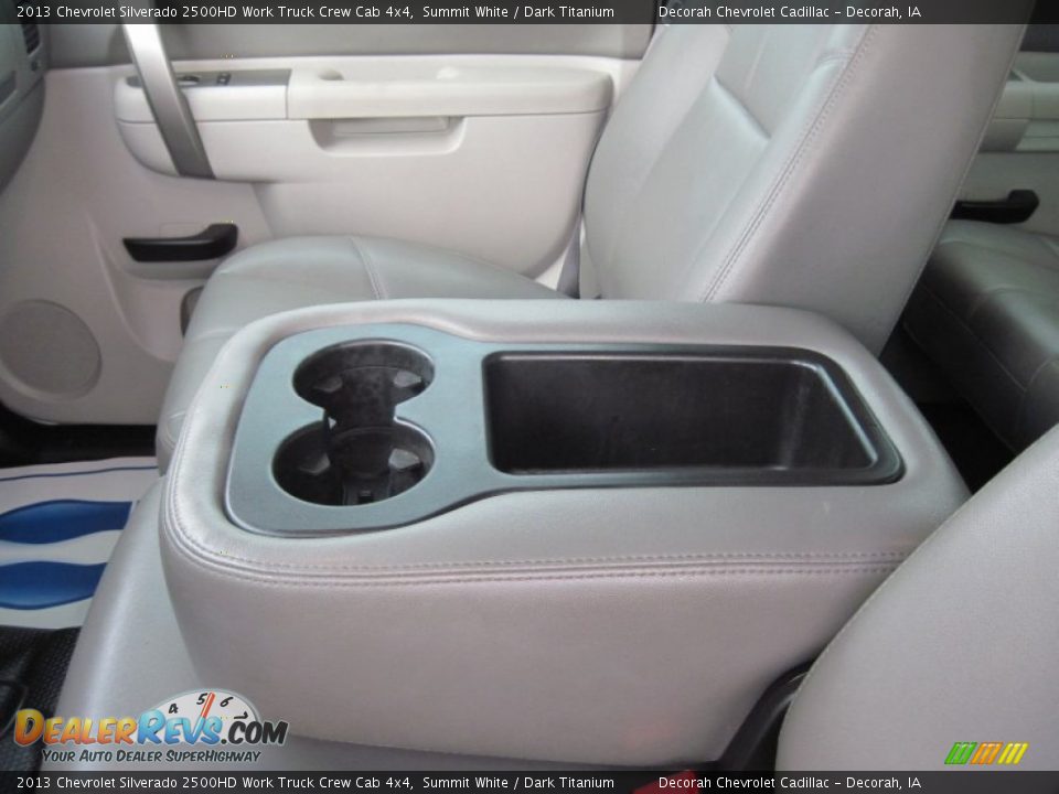 2013 Chevrolet Silverado 2500HD Work Truck Crew Cab 4x4 Summit White / Dark Titanium Photo #21