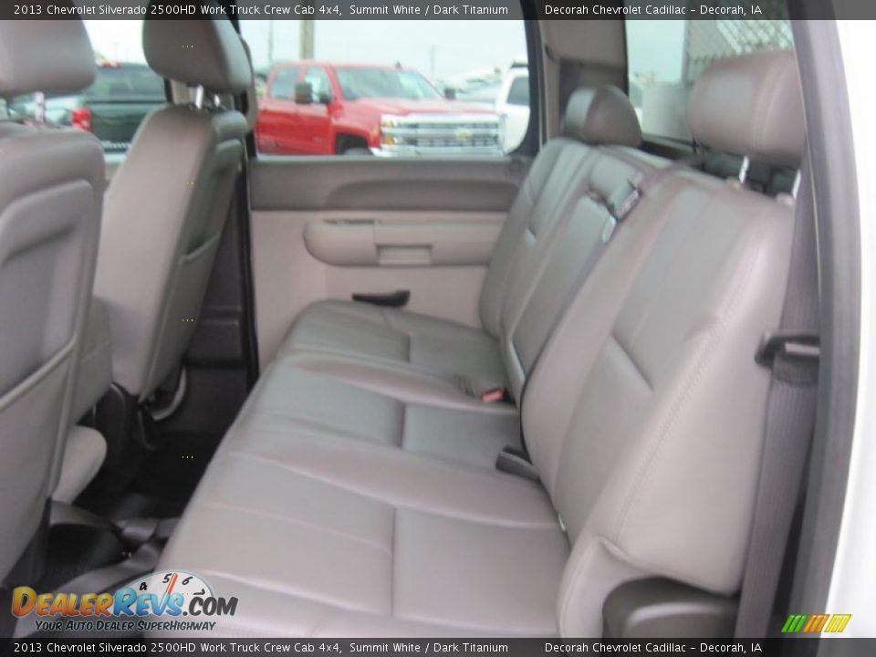 2013 Chevrolet Silverado 2500HD Work Truck Crew Cab 4x4 Summit White / Dark Titanium Photo #22