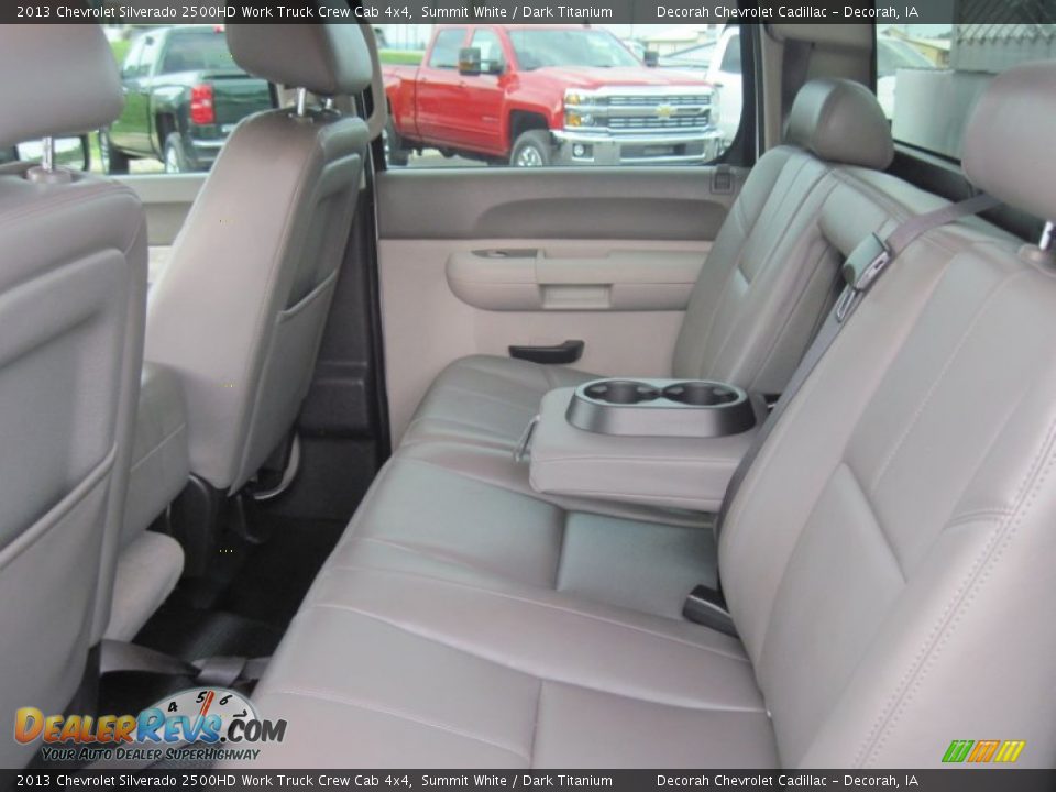 2013 Chevrolet Silverado 2500HD Work Truck Crew Cab 4x4 Summit White / Dark Titanium Photo #23