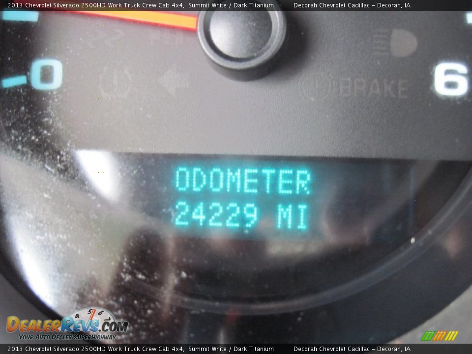 2013 Chevrolet Silverado 2500HD Work Truck Crew Cab 4x4 Summit White / Dark Titanium Photo #27
