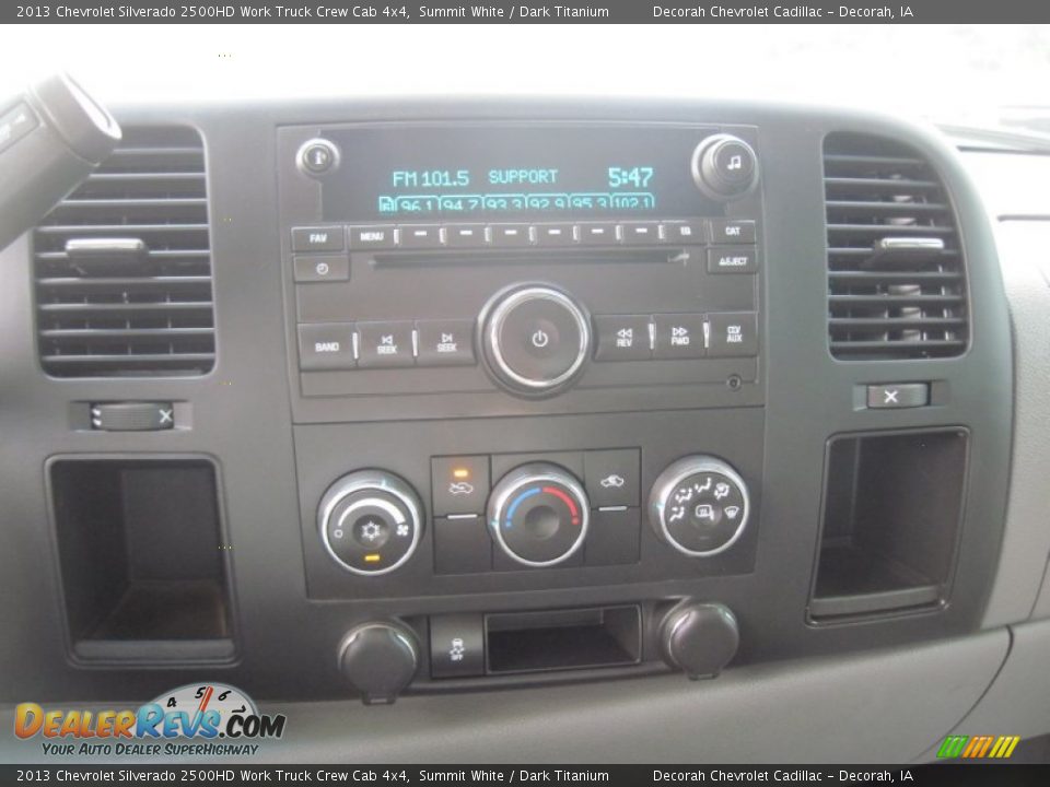 2013 Chevrolet Silverado 2500HD Work Truck Crew Cab 4x4 Summit White / Dark Titanium Photo #29