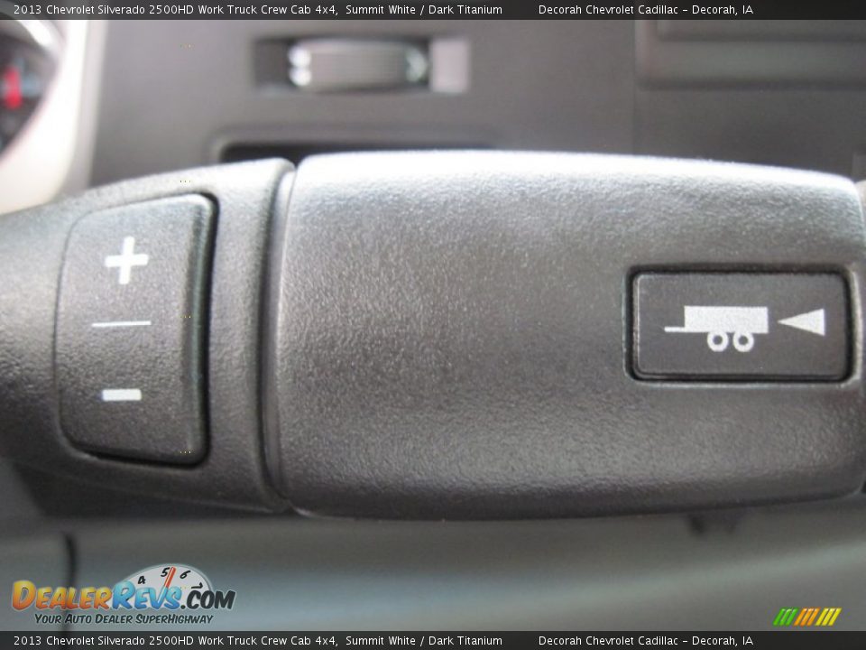 2013 Chevrolet Silverado 2500HD Work Truck Crew Cab 4x4 Summit White / Dark Titanium Photo #30