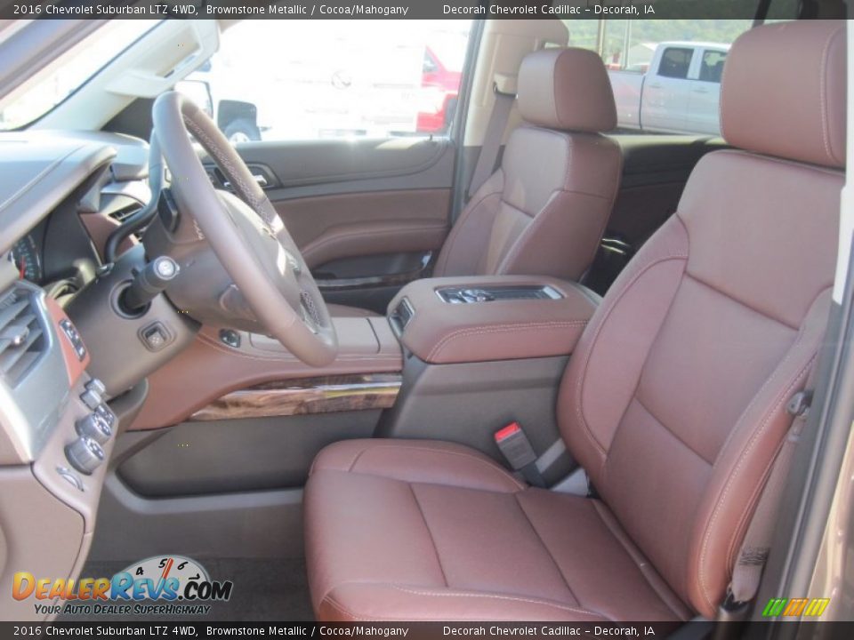 Cocoa/Mahogany Interior - 2016 Chevrolet Suburban LTZ 4WD Photo #23