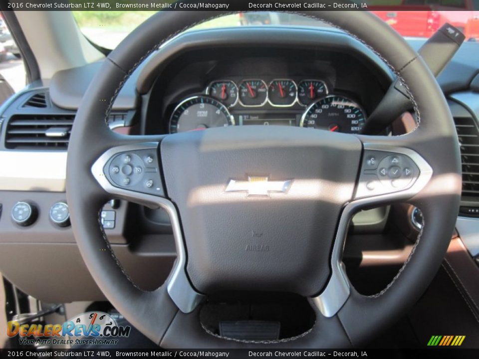 2016 Chevrolet Suburban LTZ 4WD Steering Wheel Photo #26