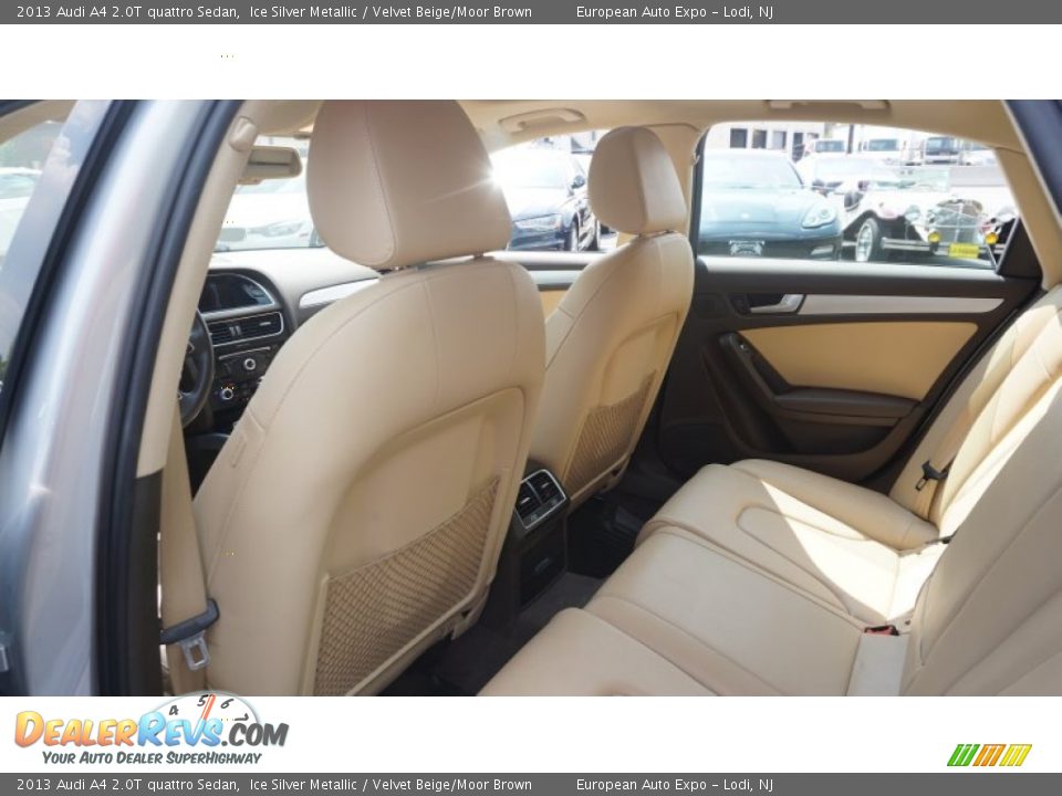 2013 Audi A4 2.0T quattro Sedan Ice Silver Metallic / Velvet Beige/Moor Brown Photo #7