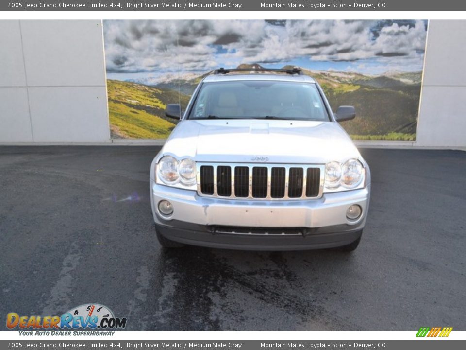 2005 Jeep Grand Cherokee Limited 4x4 Bright Silver Metallic / Medium Slate Gray Photo #6