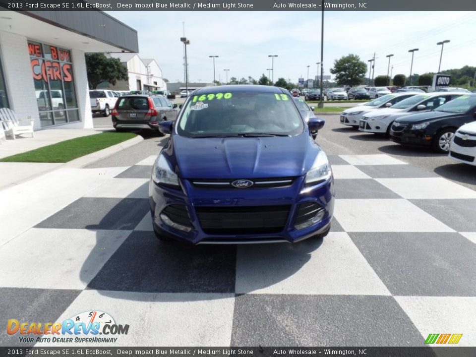 2013 Ford Escape SE 1.6L EcoBoost Deep Impact Blue Metallic / Medium Light Stone Photo #2