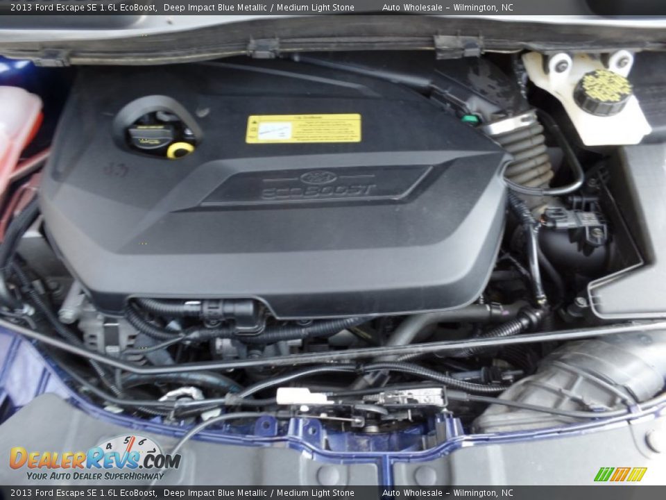 2013 Ford Escape SE 1.6L EcoBoost Deep Impact Blue Metallic / Medium Light Stone Photo #6