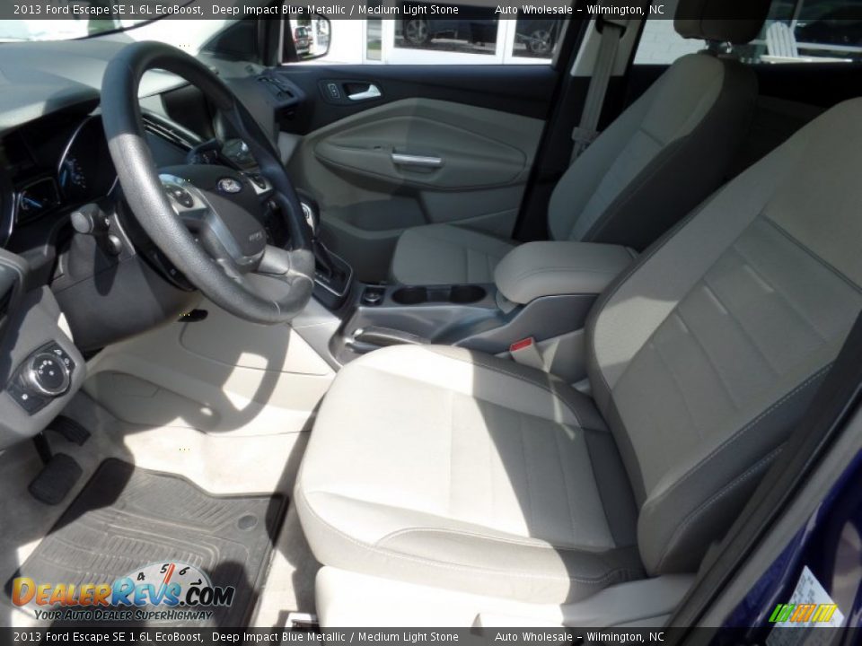 2013 Ford Escape SE 1.6L EcoBoost Deep Impact Blue Metallic / Medium Light Stone Photo #11