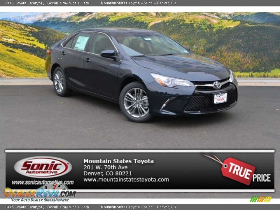 2016 Toyota Camry SE Cosmic Gray Mica / Black Photo #1