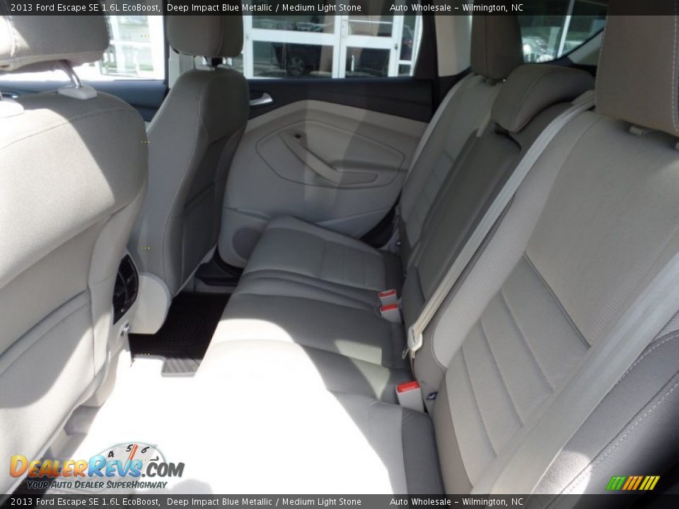2013 Ford Escape SE 1.6L EcoBoost Deep Impact Blue Metallic / Medium Light Stone Photo #12