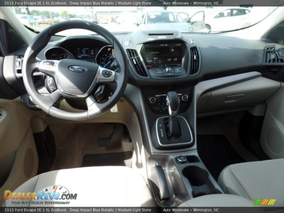 2013 Ford Escape SE 1.6L EcoBoost Deep Impact Blue Metallic / Medium Light Stone Photo #15
