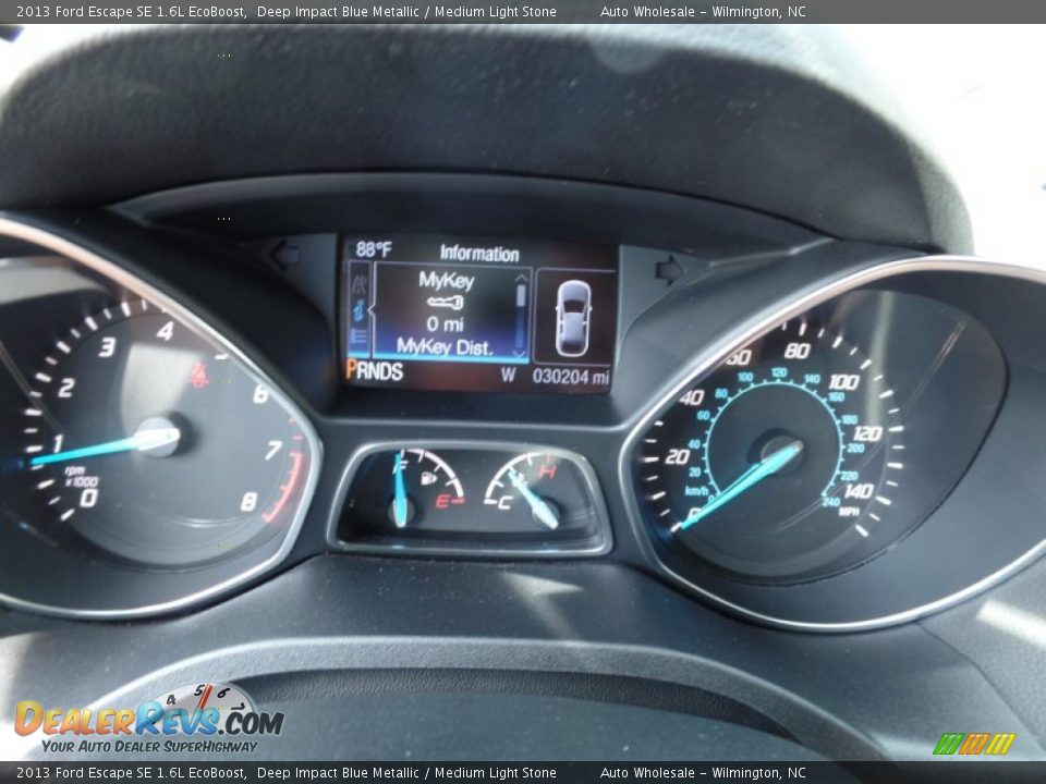 2013 Ford Escape SE 1.6L EcoBoost Deep Impact Blue Metallic / Medium Light Stone Photo #16