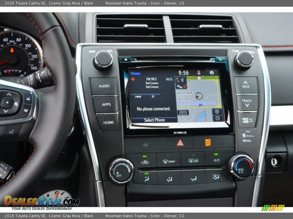 2016 Toyota Camry SE Cosmic Gray Mica / Black Photo #6