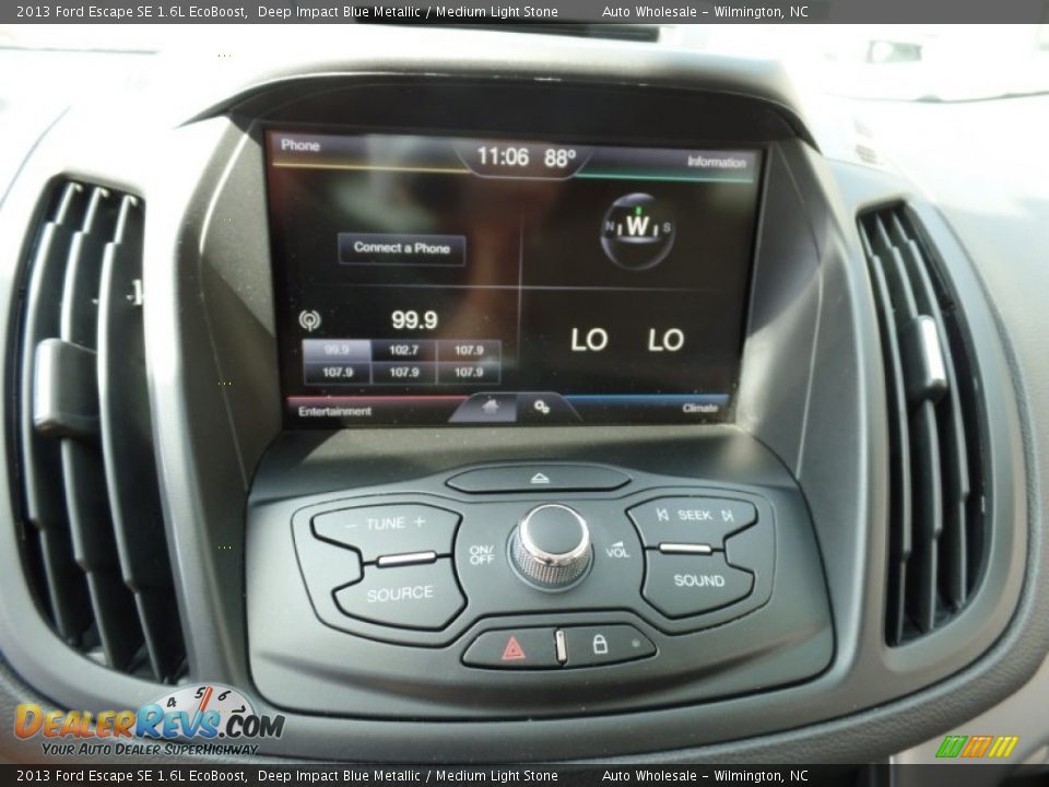 2013 Ford Escape SE 1.6L EcoBoost Deep Impact Blue Metallic / Medium Light Stone Photo #17