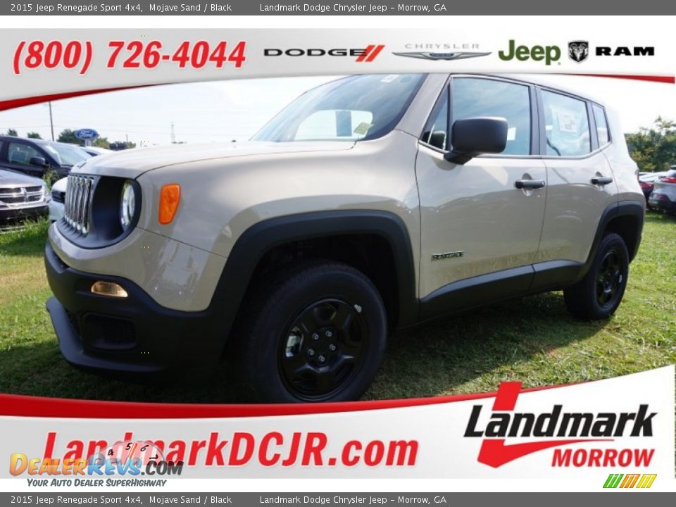 2015 Jeep Renegade Sport 4x4 Mojave Sand / Black Photo #1