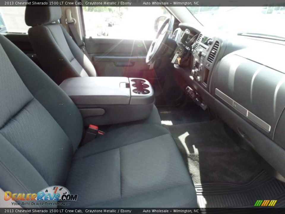 2013 Chevrolet Silverado 1500 LT Crew Cab Graystone Metallic / Ebony Photo #13