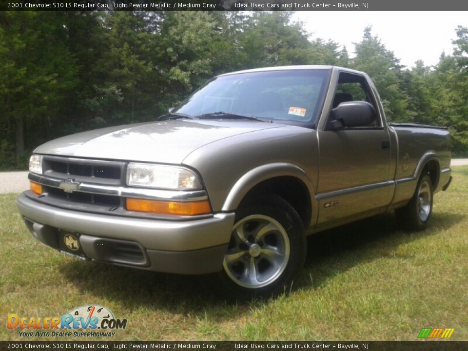 2001 Chevrolet S10 LS Regular Cab Light Pewter Metallic / Medium Gray Photo #1