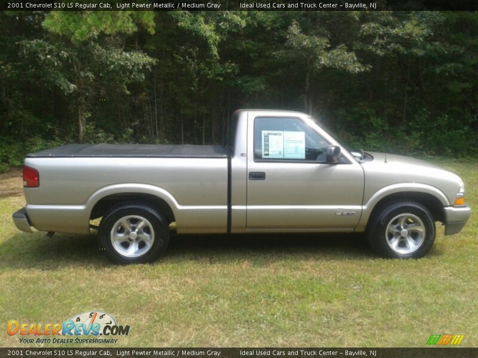 2001 Chevrolet S10 LS Regular Cab Light Pewter Metallic / Medium Gray Photo #4