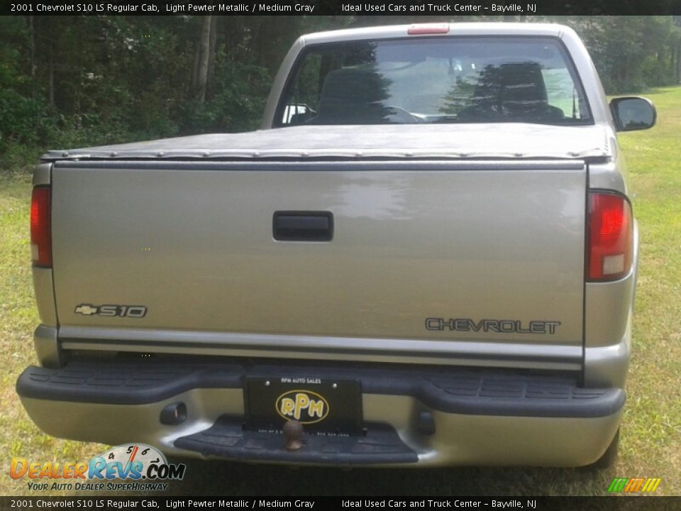2001 Chevrolet S10 LS Regular Cab Light Pewter Metallic / Medium Gray Photo #6