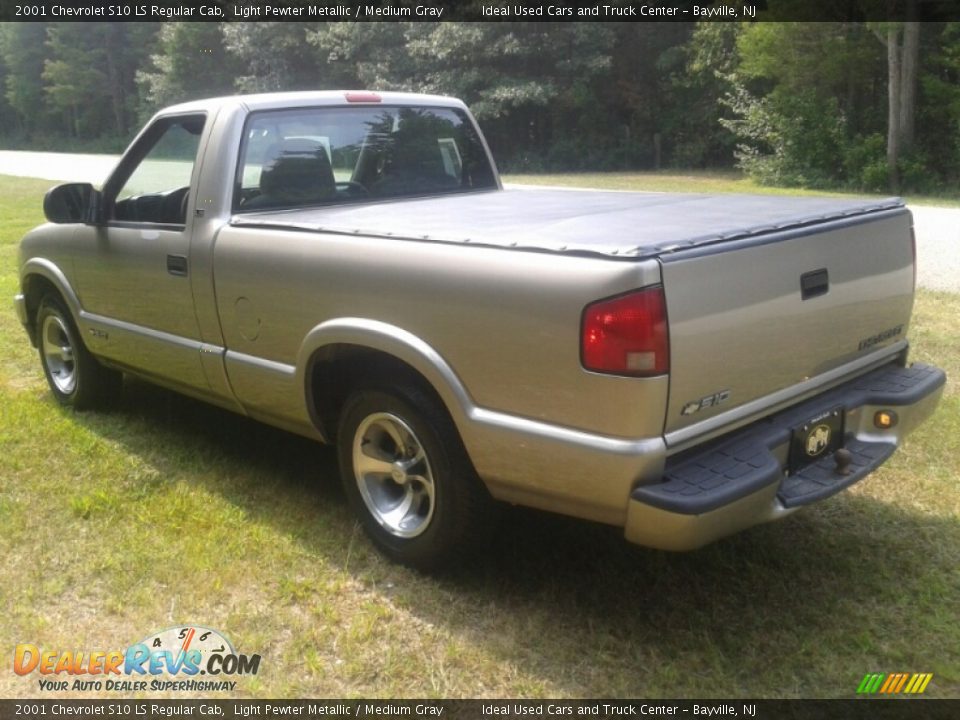 2001 Chevrolet S10 LS Regular Cab Light Pewter Metallic / Medium Gray Photo #8