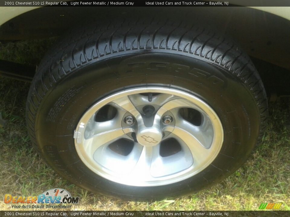 2001 Chevrolet S10 LS Regular Cab Light Pewter Metallic / Medium Gray Photo #24