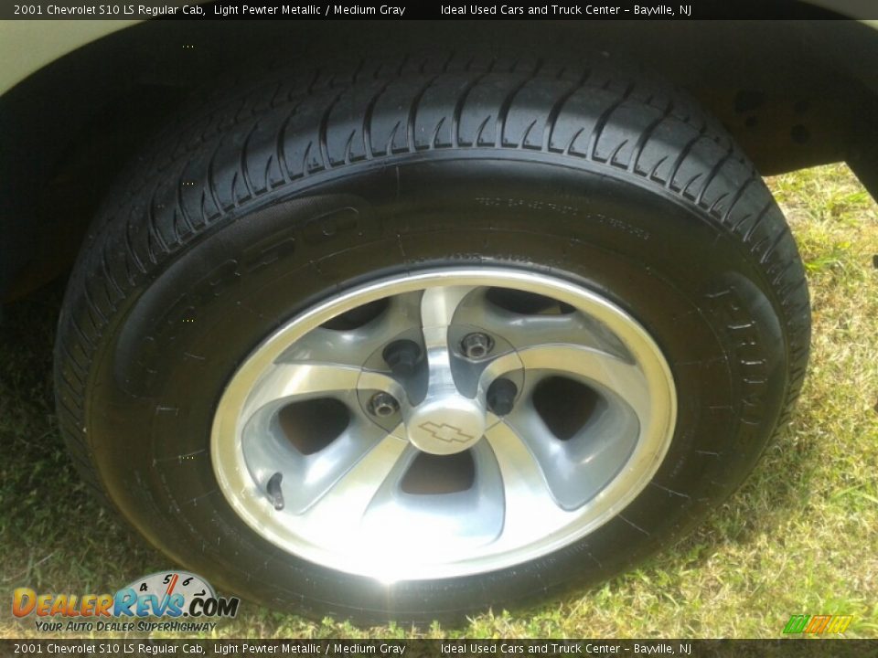 2001 Chevrolet S10 LS Regular Cab Light Pewter Metallic / Medium Gray Photo #26