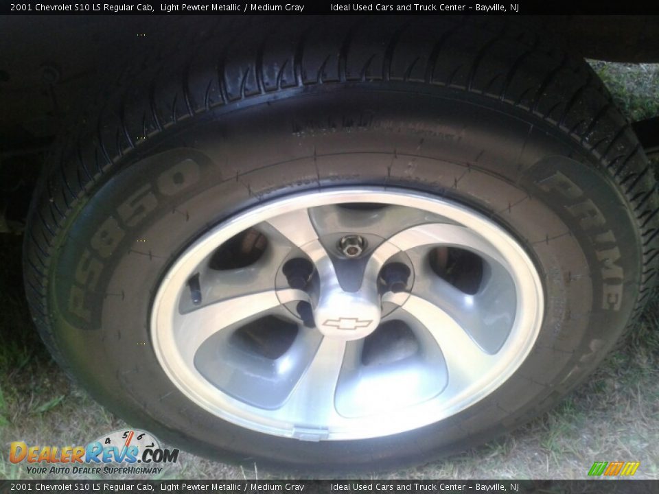 2001 Chevrolet S10 LS Regular Cab Light Pewter Metallic / Medium Gray Photo #27