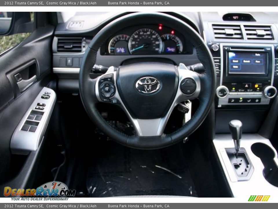2012 Toyota Camry SE Cosmic Gray Mica / Black/Ash Photo #5