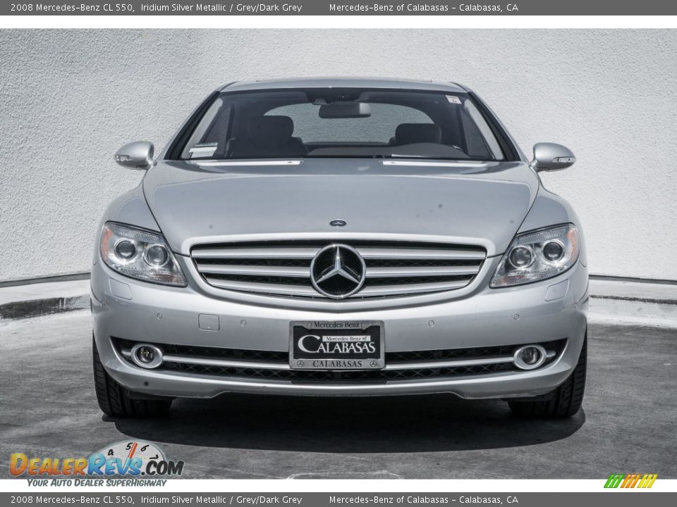 2008 Mercedes-Benz CL 550 Iridium Silver Metallic / Grey/Dark Grey Photo #2