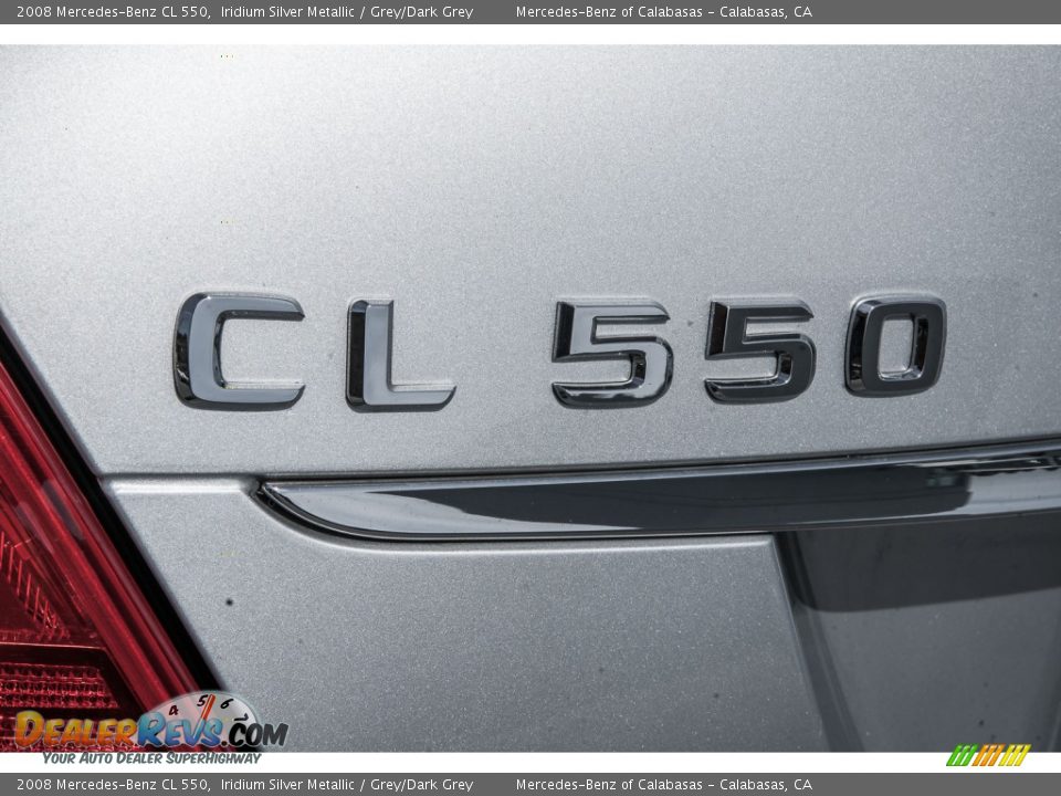 2008 Mercedes-Benz CL 550 Iridium Silver Metallic / Grey/Dark Grey Photo #7