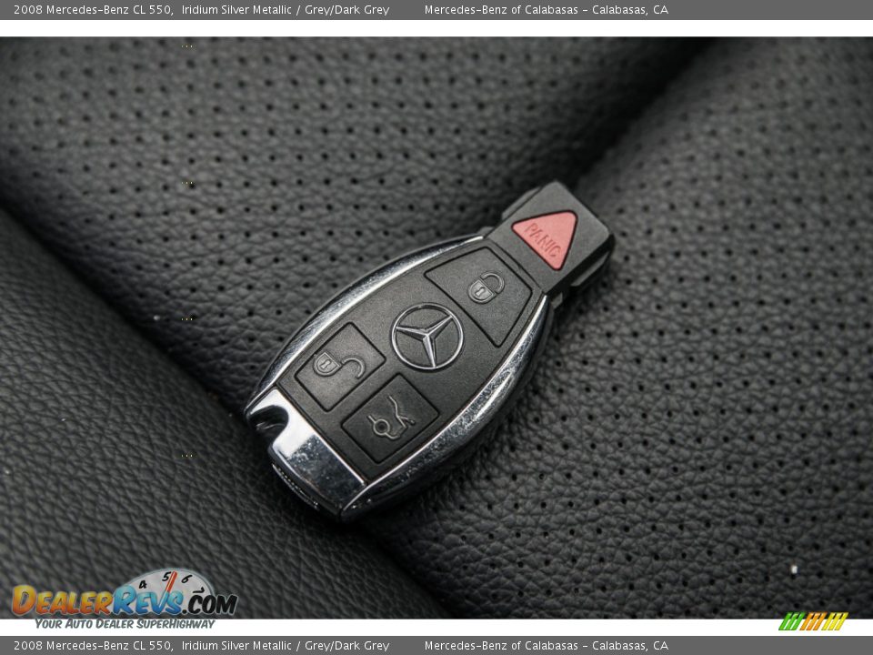 2008 Mercedes-Benz CL 550 Iridium Silver Metallic / Grey/Dark Grey Photo #11