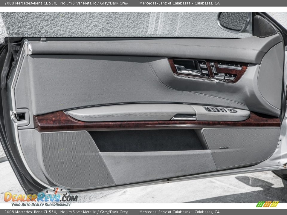 2008 Mercedes-Benz CL 550 Iridium Silver Metallic / Grey/Dark Grey Photo #23