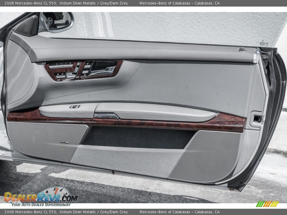 2008 Mercedes-Benz CL 550 Iridium Silver Metallic / Grey/Dark Grey Photo #26