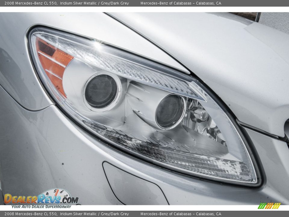 2008 Mercedes-Benz CL 550 Iridium Silver Metallic / Grey/Dark Grey Photo #28
