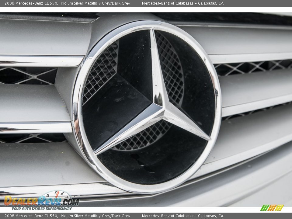 2008 Mercedes-Benz CL 550 Iridium Silver Metallic / Grey/Dark Grey Photo #29