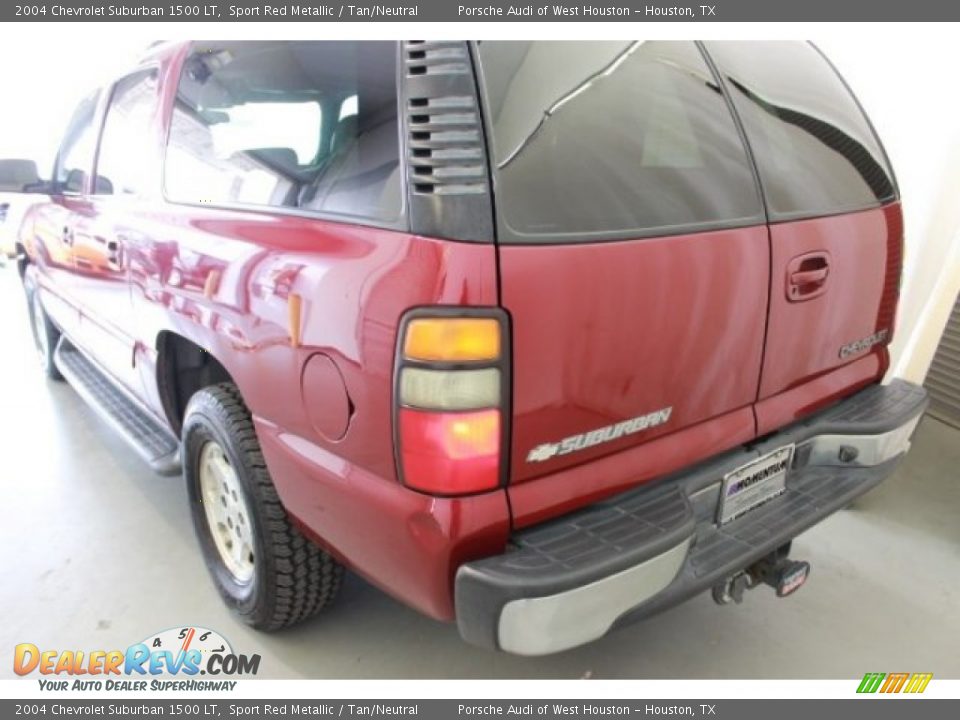 2004 Chevrolet Suburban 1500 LT Sport Red Metallic / Tan/Neutral Photo #7