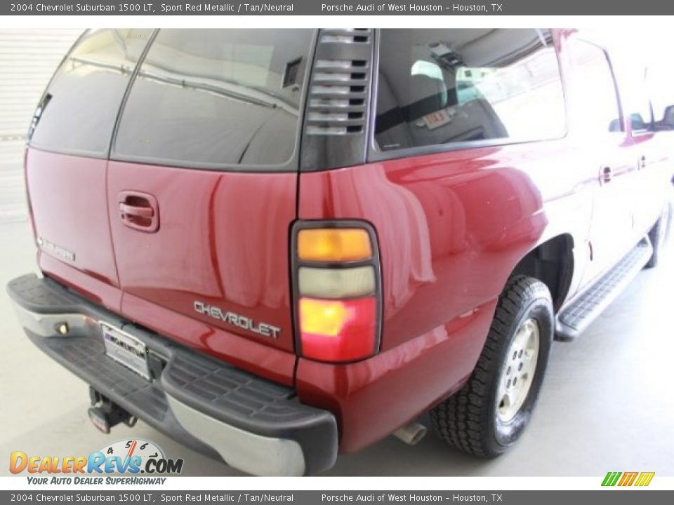 2004 Chevrolet Suburban 1500 LT Sport Red Metallic / Tan/Neutral Photo #9