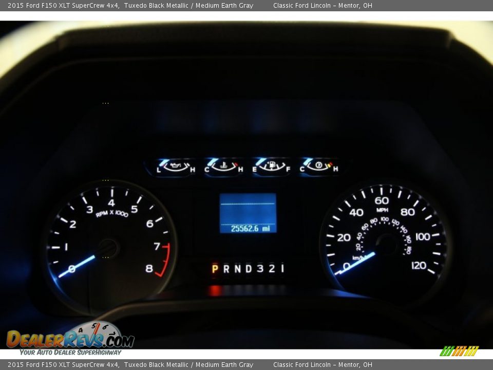2015 Ford F150 XLT SuperCrew 4x4 Tuxedo Black Metallic / Medium Earth Gray Photo #6