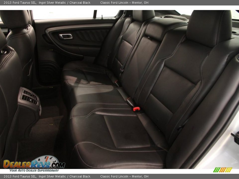 2013 Ford Taurus SEL Ingot Silver Metallic / Charcoal Black Photo #14