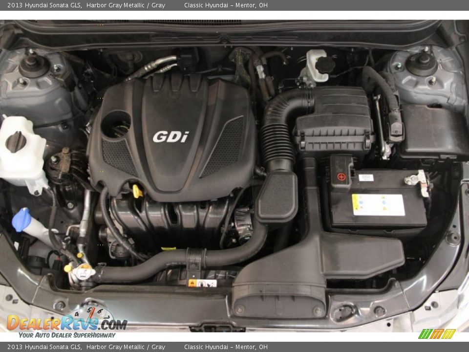 2013 Hyundai Sonata GLS Harbor Gray Metallic / Gray Photo #14