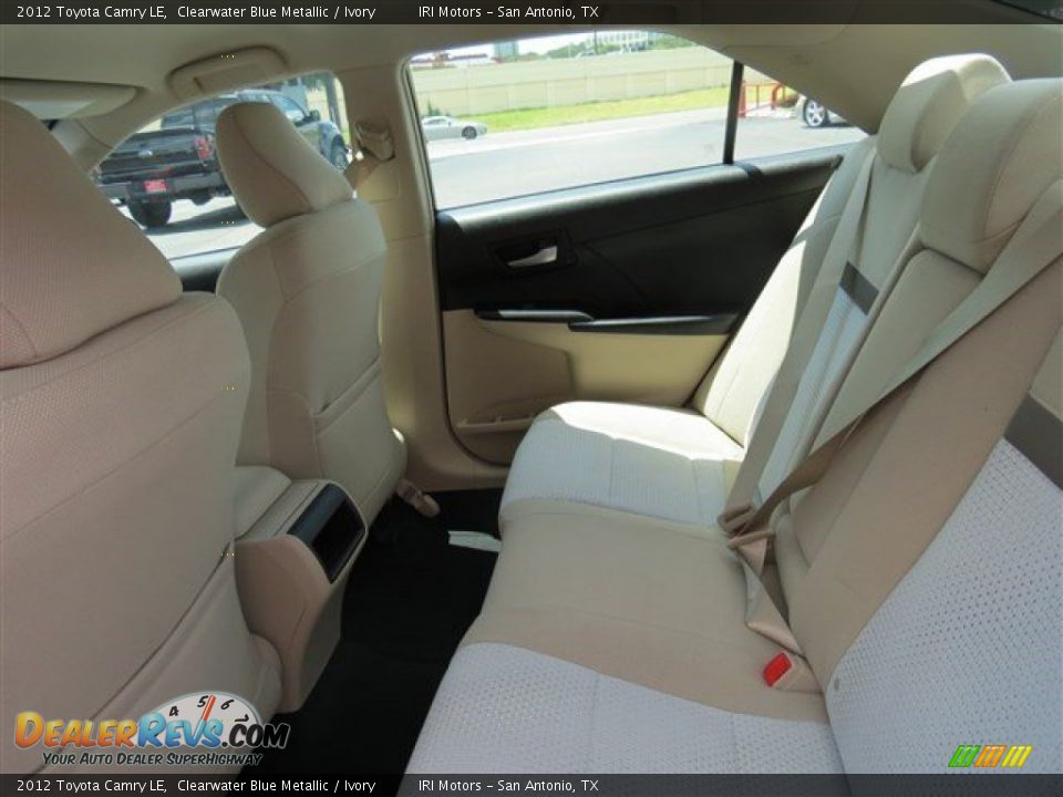 2012 Toyota Camry LE Clearwater Blue Metallic / Ivory Photo #15