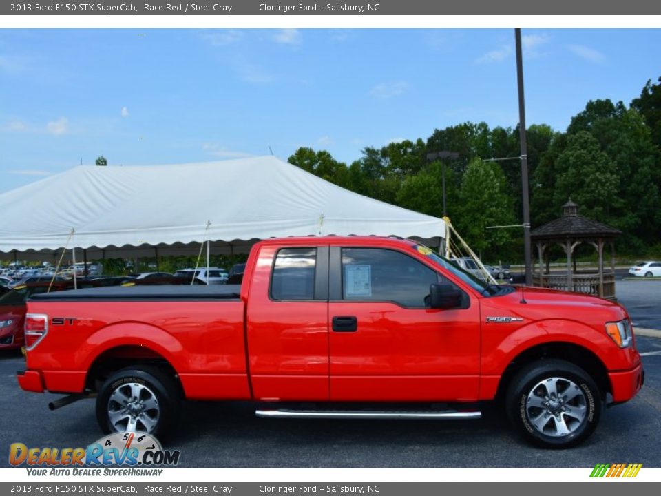 2013 Ford F150 STX SuperCab Race Red / Steel Gray Photo #2
