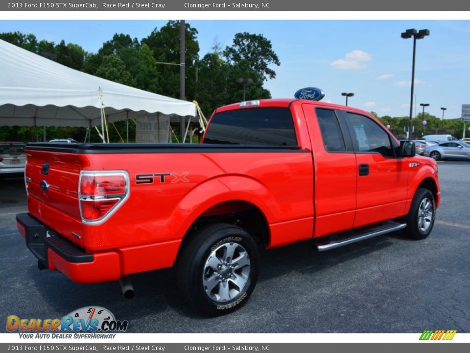 2013 Ford F150 STX SuperCab Race Red / Steel Gray Photo #3