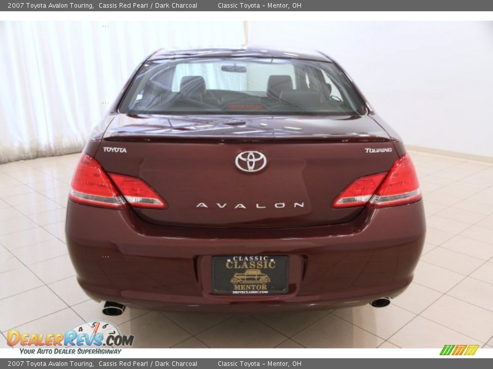2007 Toyota Avalon Touring Cassis Red Pearl / Dark Charcoal Photo #18