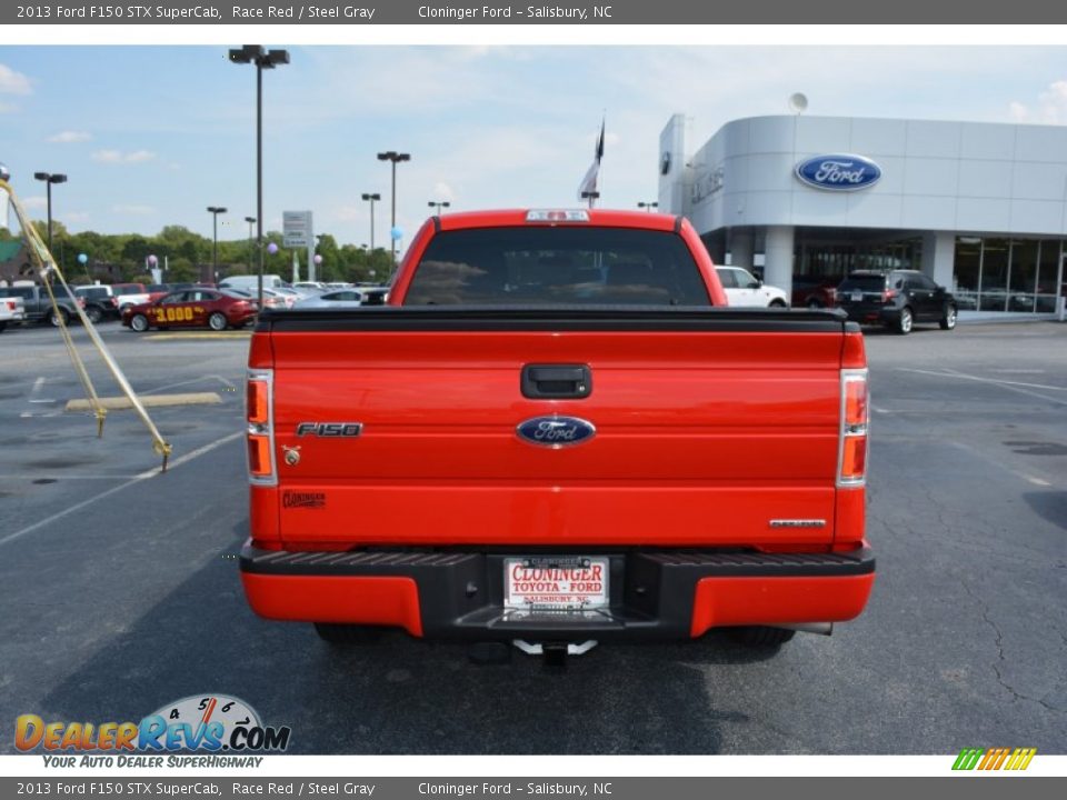 2013 Ford F150 STX SuperCab Race Red / Steel Gray Photo #4