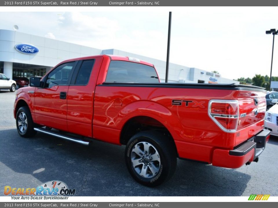 2013 Ford F150 STX SuperCab Race Red / Steel Gray Photo #5