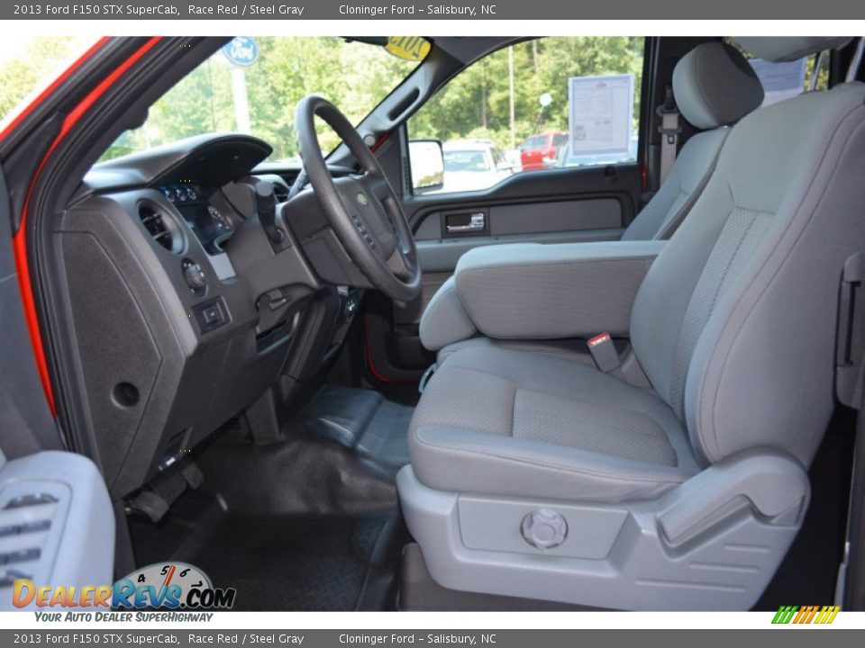 2013 Ford F150 STX SuperCab Race Red / Steel Gray Photo #12